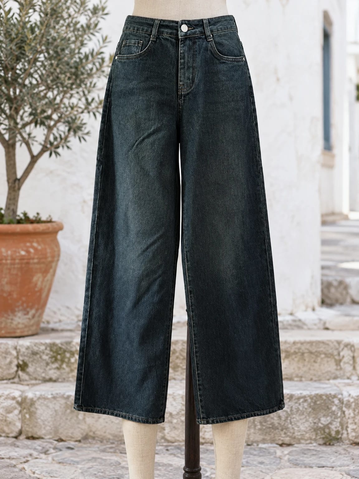 Jeans a wide leg